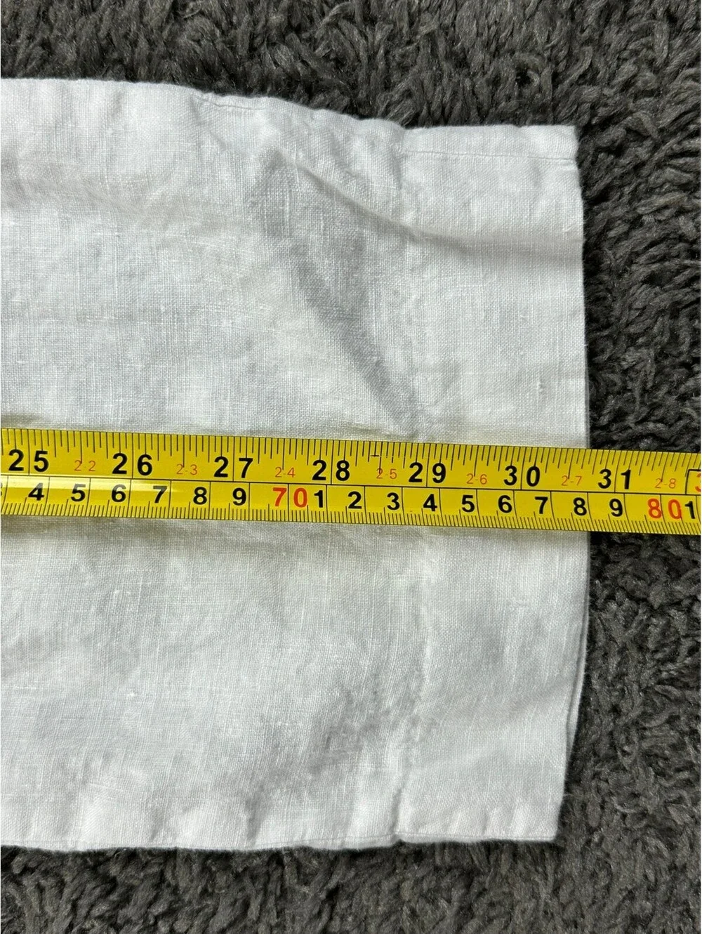 Cubavera Collection Mens White 100% Linen Pants Straight Leg Sz 38x32